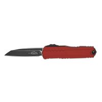 Автоматический нож Microtech Cypher II S/E 1241-1RD, сталь M390MK, рукоять алюминий, красный/черный