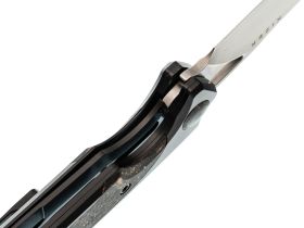 Складной нож Kizer Ara, сталь S45VN, рукоять карбон, черный/золотистый