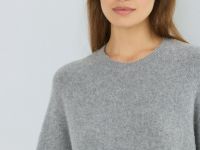 Джемпер из пряжи с шерстью альпака, Серый