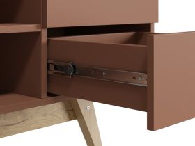 ТВ-тумба Имин 2-180x51 Терракотовый