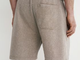 Трикотажные шорты, Бежевый