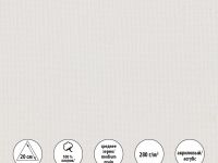 Холст на подрамнике грунтованный, треугольный VISTA-ARTISTA 20х17,3 см 280 г, 100% хлопок, среднезер