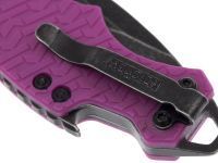 Нож складной Shuffle - KERSHAW 8700PURBW, сталь 8Cr13MoV c покрытием BlackWash™, рукоять текстурированный термопластик GFN фиолетового цвета