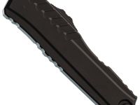 Автоматический нож Microtech Cypher II S/E, сталь M390, рукоять алюминий, черный