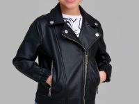 Куртка кожаная для девочек