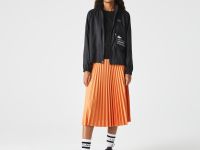 Женская плиссированная юбка Lacoste