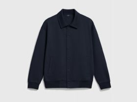 Куртка с воротником поло, Синий