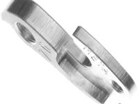 Держатель заднего переключателя &quot;петух&quot; Meta №76 фрезерованный (серебристый)