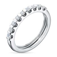 Кольцо из серебра э0612кц04203042_white