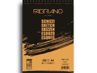 Блокнот для эскизов на спирали Fabriano "Schizzi" А4 120 л 90 г, по кор. стор.