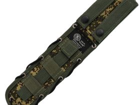 Тактический нож Кизляр ПП Милитари, сталь AUS-8 с покрытием, рукоять эластрон, хаки