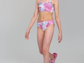 Купальный костюм трикотажный для девочек