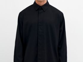 Рубашка с шерстью, Черный