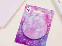 Самоклеящийся блок MESHU "Galaxy", 60 мм, 50 л, европодвес, Pink