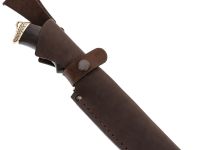 Туристический нож Скиф, дамасская сталь, рукоять граб