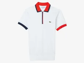 Мужское хлопковое поло Lacoste стандартного кроя