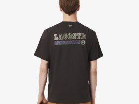 Мужская футболка Lacoste классического кроя из органического хлопка