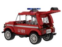 Бриксити AB-1313 Конструктор Патрульный автомобиль пожарных Огнеборец