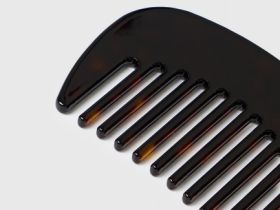 Набор аксессуаров для волос: гребень, расческа и заколка-шпилька, Коричневый