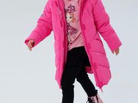 Пальто текстильное с полиуретановым покрытием для девочек