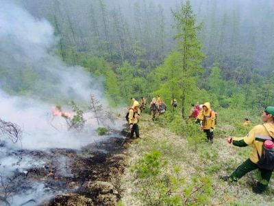 В Якутии за сутки потушили двадцать лесных пожаров