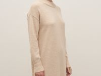 Вязаное платье с шерстью