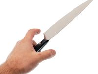 Кухонный нож Поварской Fissman Mainz 20 см, сталь 3Cr13, рукоять пластик