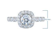 Кольцо из белого золота э4012кц08167300_white