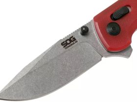 Складной нож SOG Terminus XR, сталь D2 SW, рукоять G-10, красный (блистер)