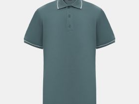 Поло с контрастной отделкой