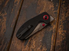 Складной нож CJRB Maileah, сталь AR-RPM9, рукоять Black G10