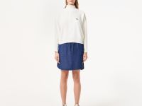 Женский свитер Lacoste Relaxed Fit на молнии