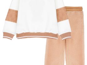 Комплект трикотажный для девочек: толстовка, брюки для эпизодической носки