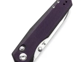 Складной нож Tenable Beaver, сталь NItro-V, рукоять G10, Black/Purple