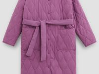 Пальто свободного силуэта с поясом