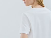 Футболка с цветочным принтом, Белый