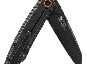 Нож складной Ruike P831S-SB, сталь 14C28N, рукоять сталь, черный