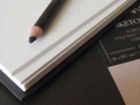 Блокнот для эскизов на спирали Fabriano "Sketch" Портрет А4 80 л 110 г твердая обложка