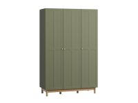 Распашной шкаф Виклу 3-135x210 Оливковый