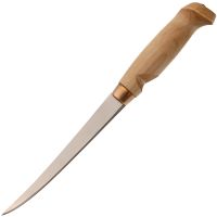 Филейный нож Rapala FNF6, нержавеющая сталь, лакированная береза
