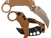 Складной нож Reate EXO-K, сталь N690, рукоять Tan Aluminum