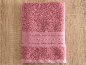 Полотенце махровое Basena, пыльная роза