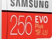 Карта памяти Samsung MicroSDXC 256Гб EVO Plus CL10 с адаптером красный