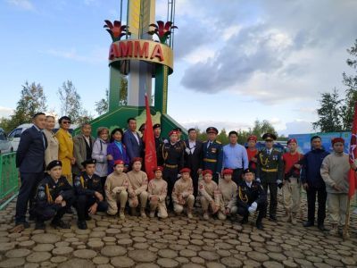 Амгинский улус принял «Знамя Победы»