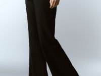 Расклёшенные брюки, Черный