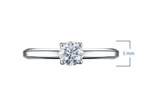 Классическое кольцо из серебра э0612кц03220751_white