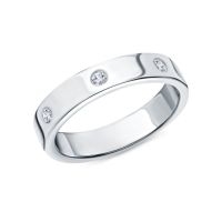 Серебряное кольцо с фианитами