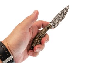 Нож Волчий Век Канадская Масичька "Шибари", сталь 95х18, рукоять микарта