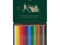 Набор карандашей цветных Faber-castell "Polychromos" 24 шт проф-ные в металле