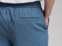 Шорты прямого кроя со льном